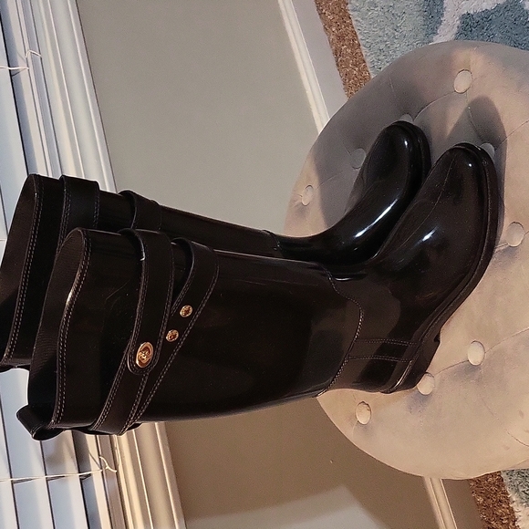 Coach Rain Boots (Like New) - Picture 1 of 7